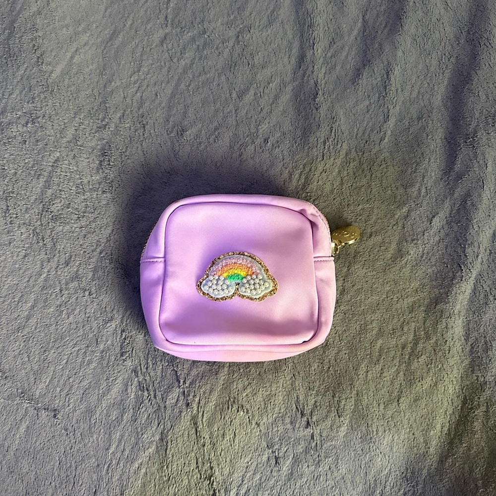 Stoney Clover Lane Lavender Pouch with Rainbow Patch